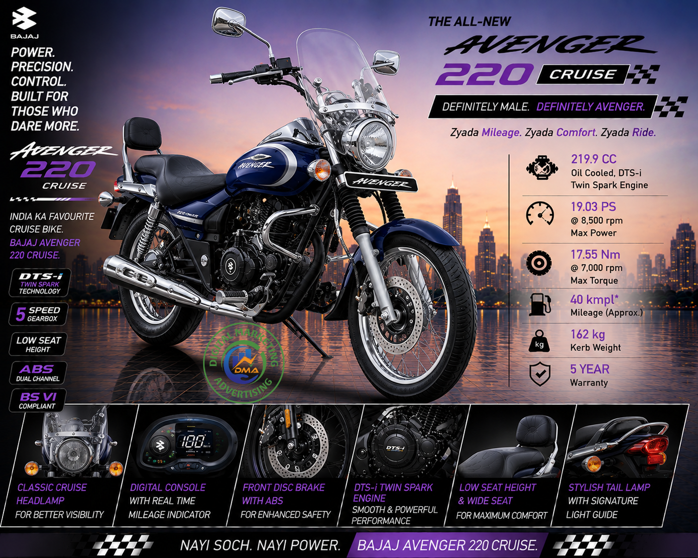 Avenger 220 Cruise
