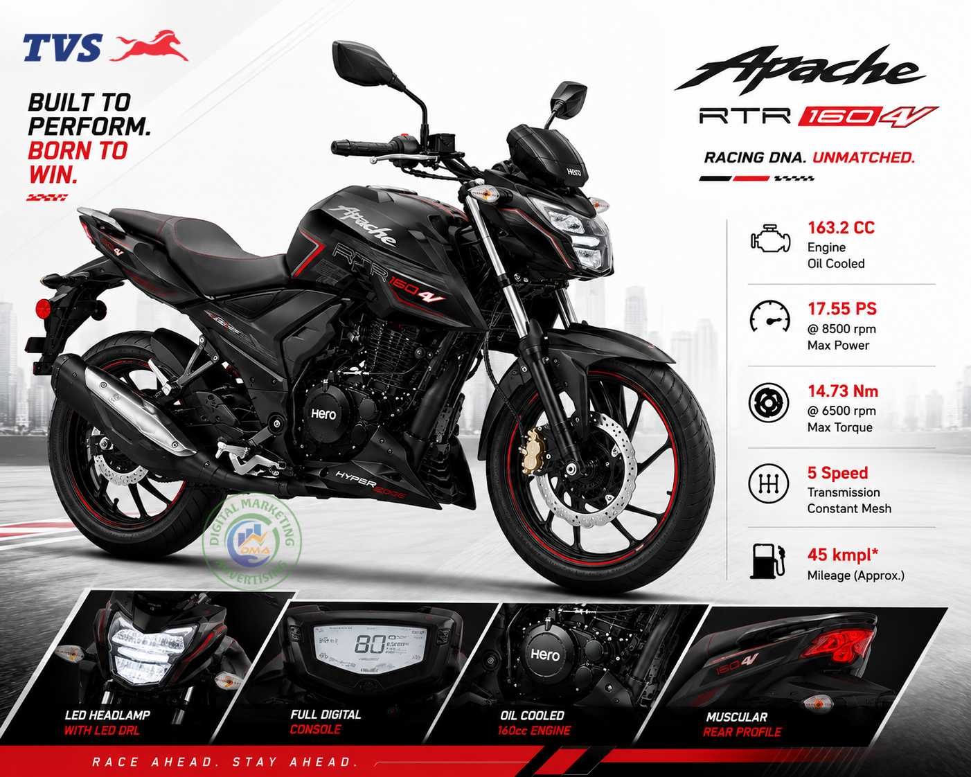 Apache RTR 160 4V