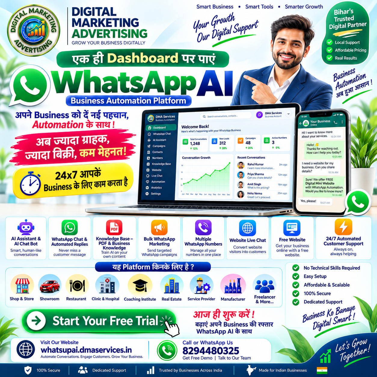 WhatsApp AI – Business Automation Platform