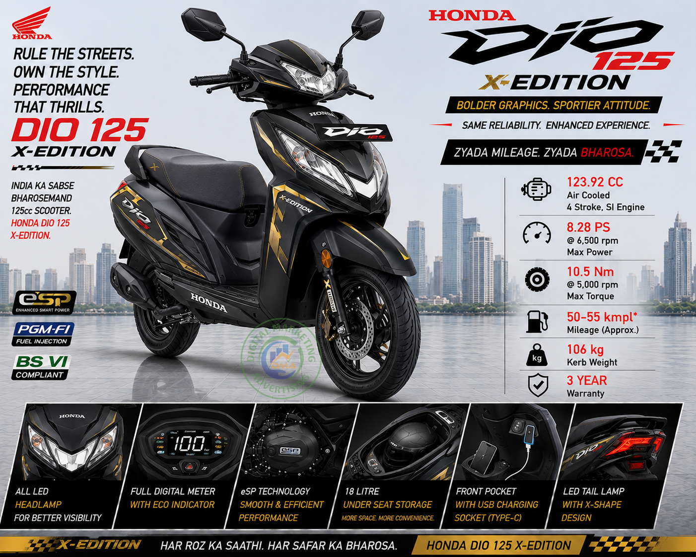 Dio 125 X-Edition