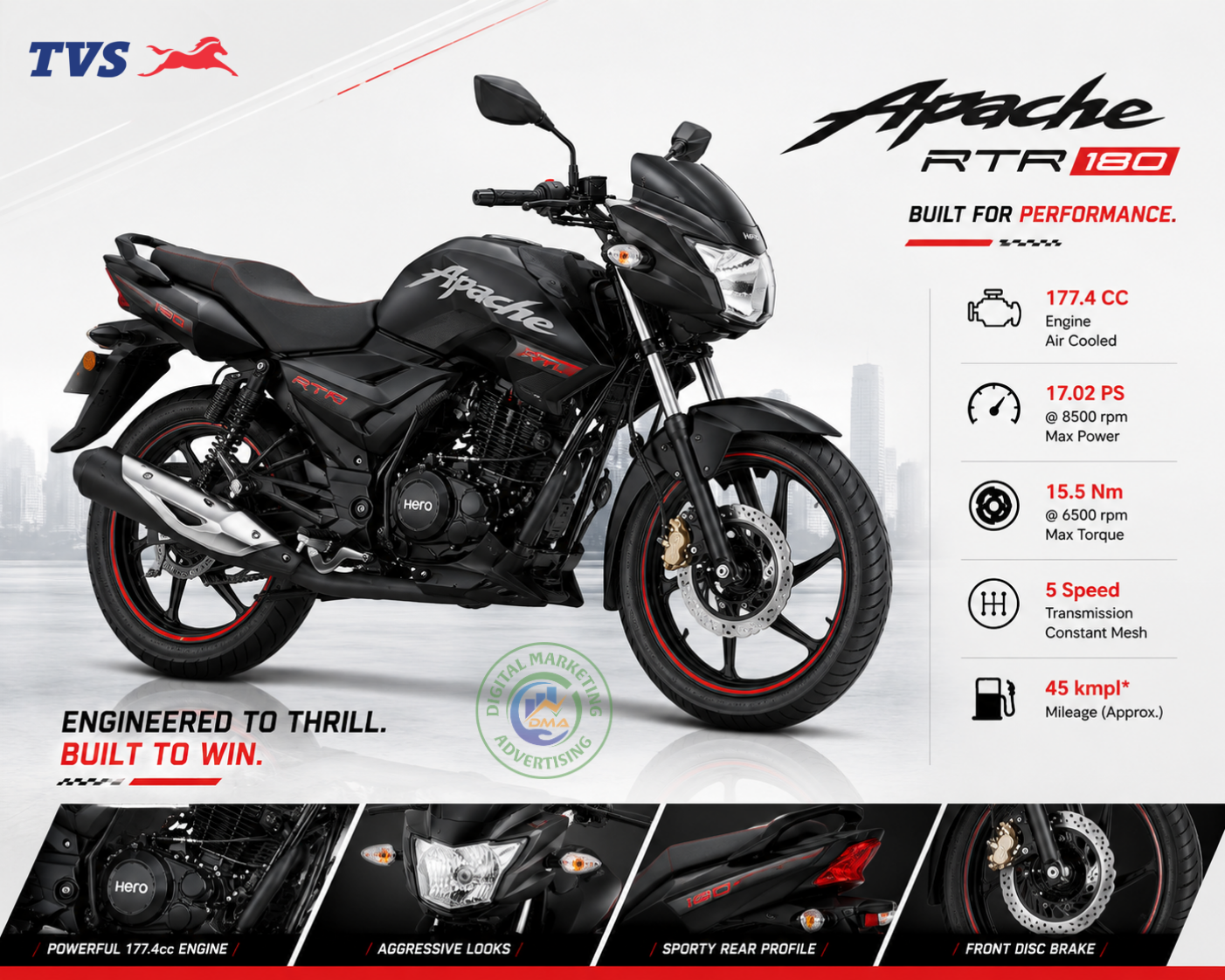 Apache RTR 180